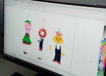 Волшебство CorelDRAW: в Центре «Интеллект» обучающиеся творческого объединения «Компьютерная графика» создали иллюстрации персонажей по сказке Джанни Родари «Приключения Чиполлино»