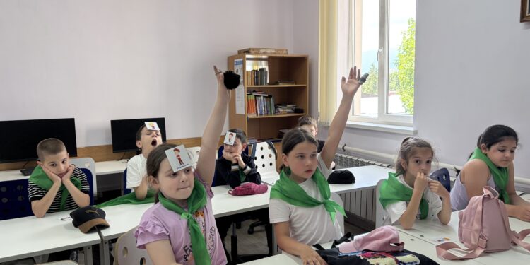 Занятия педагогов Центра «Интеллект» для обучающихся летних пришкольных лагерей